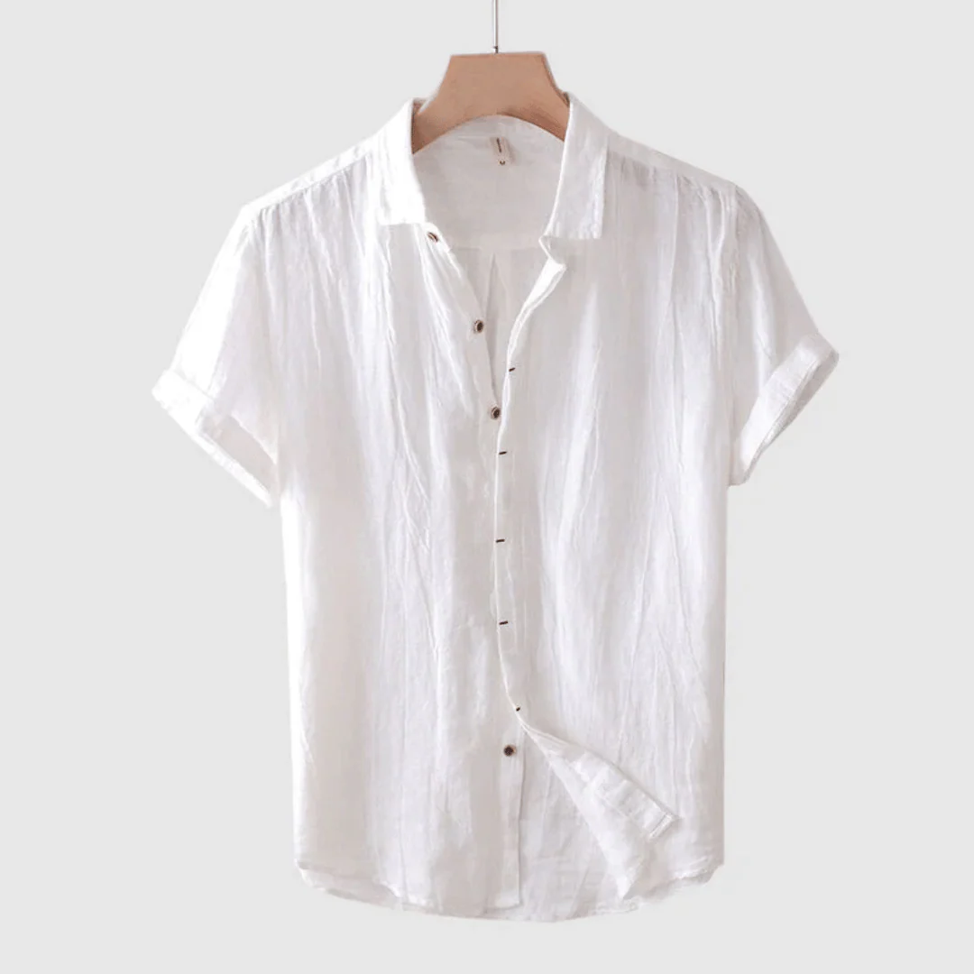 Chemise homme manches courtes col classique - Image 3