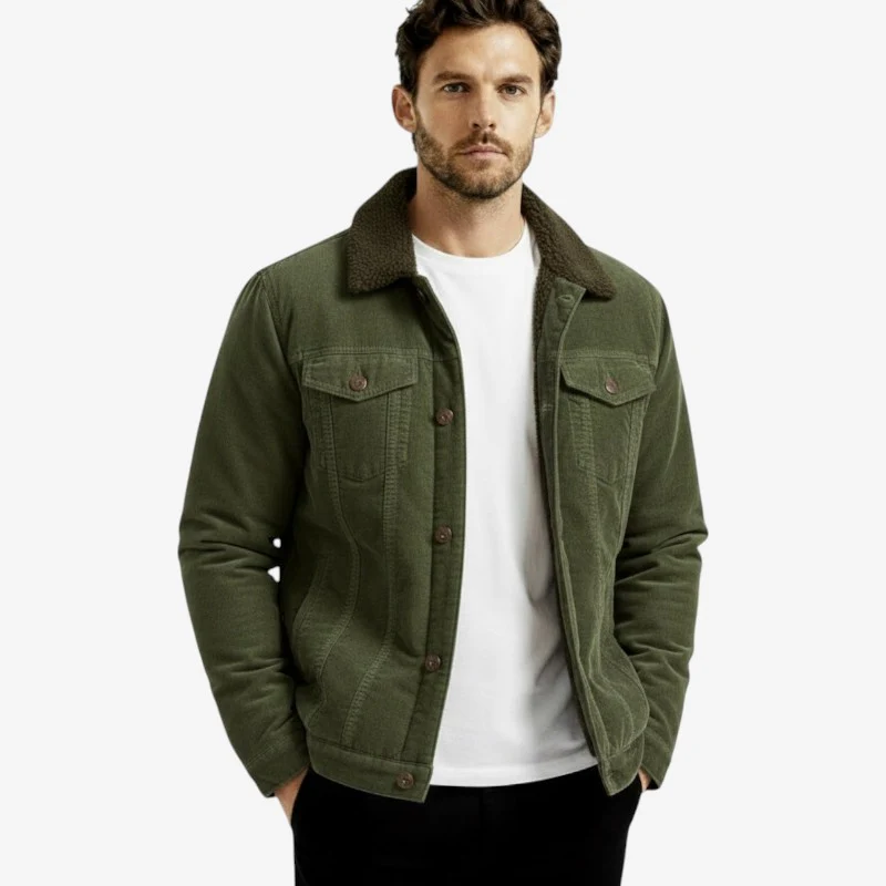 Veste boutonnée manches longues