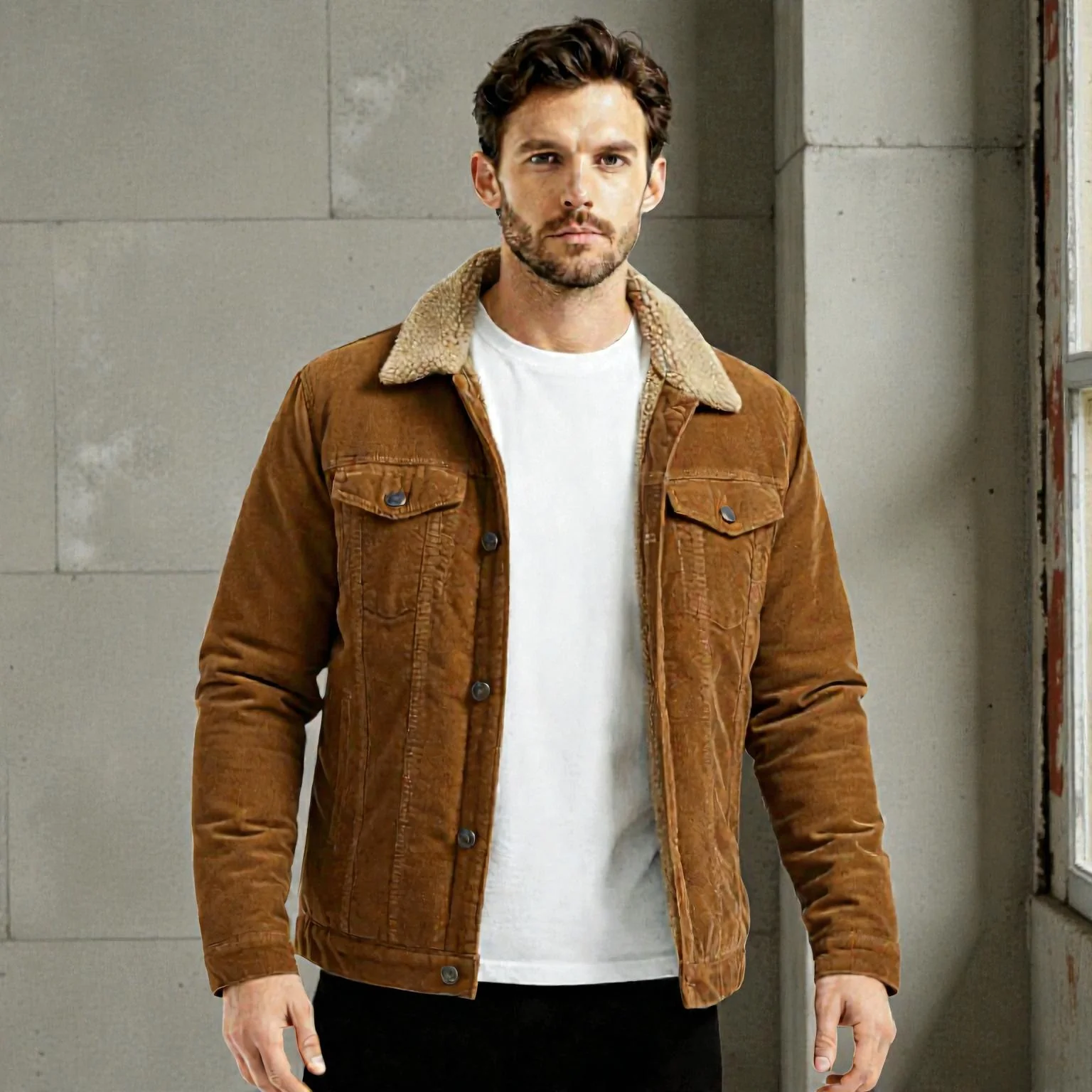 Veste boutonnée manches longues - Image 6