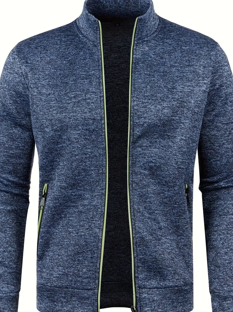 Veste zippée décontractée avec poches et manches longues - Image 4