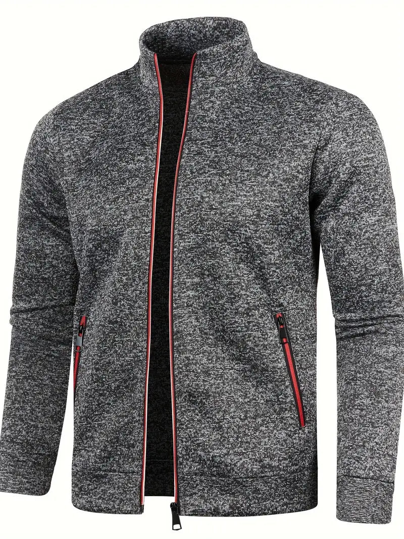 Veste zippée décontractée avec poches et manches longues - Image 7