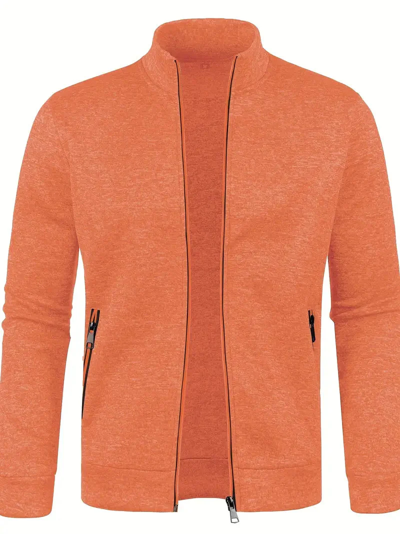 Veste zippée décontractée avec poches et manches longues - Image 8