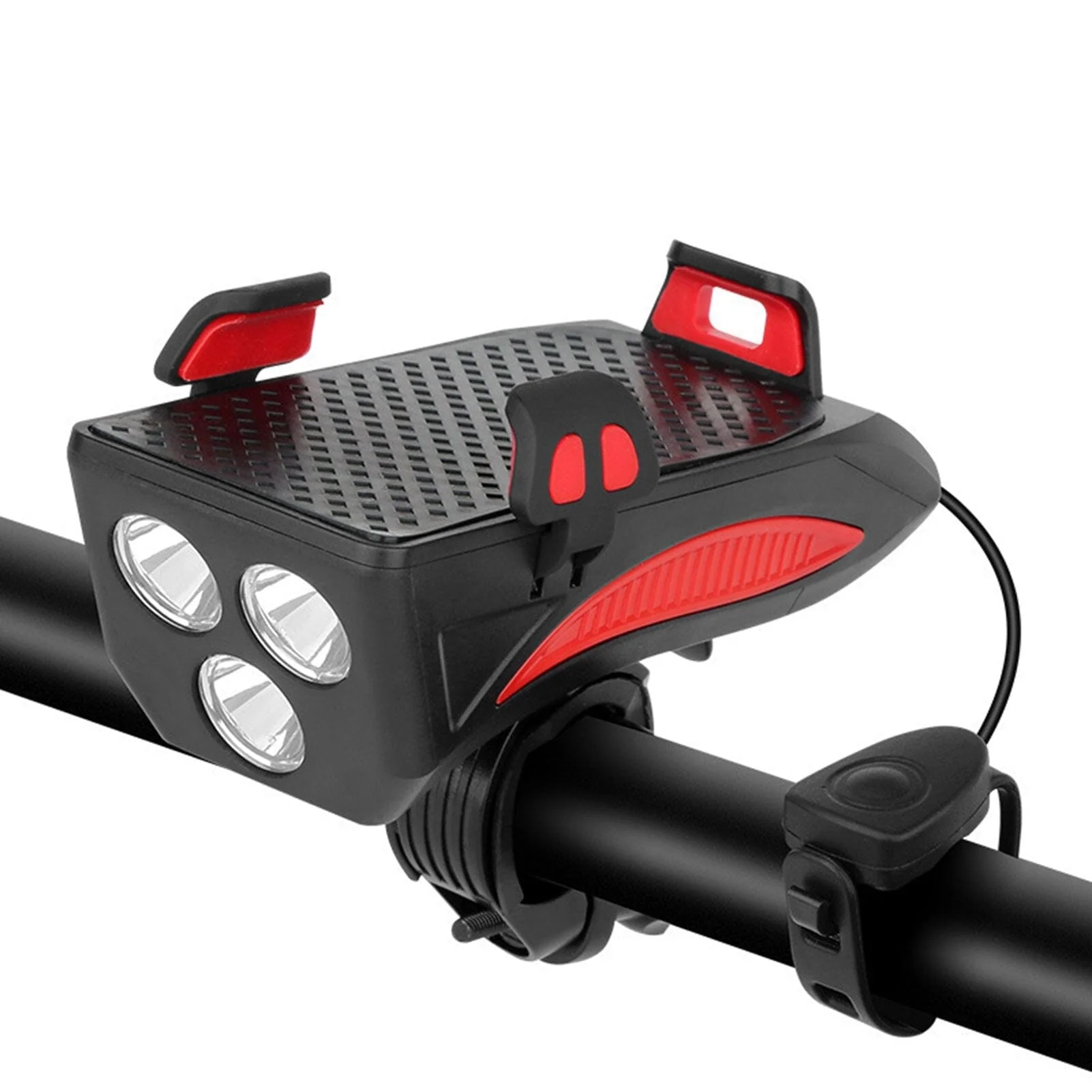 Lampe vélo 400 lumens avec klaxon 140 dB