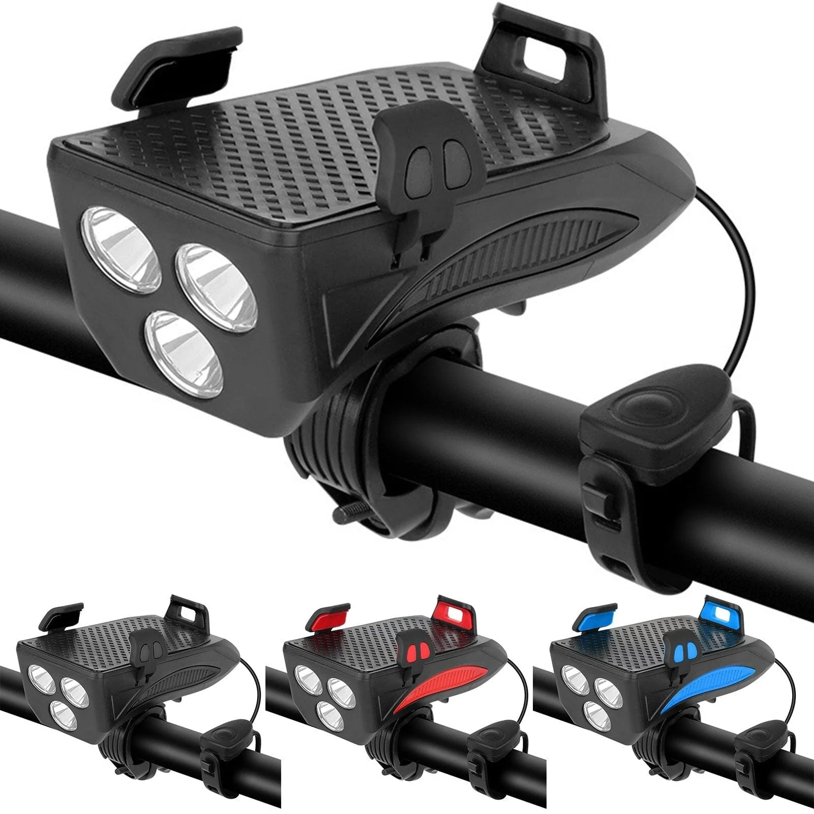 Lampe vélo 400 lumens avec klaxon 140 dB - Image 3