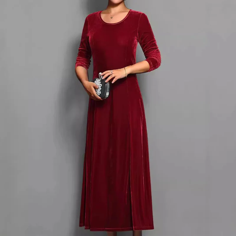 Robe femme manches longues col rond - Image 10