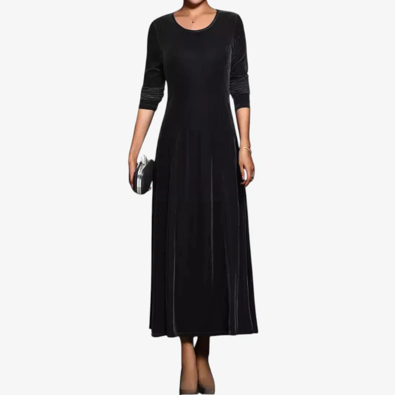 Robe femme manches longues col rond - Image 4