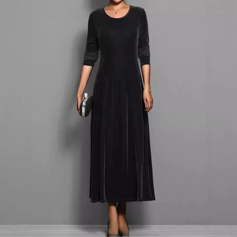 Robe femme manches longues col rond - Image 7