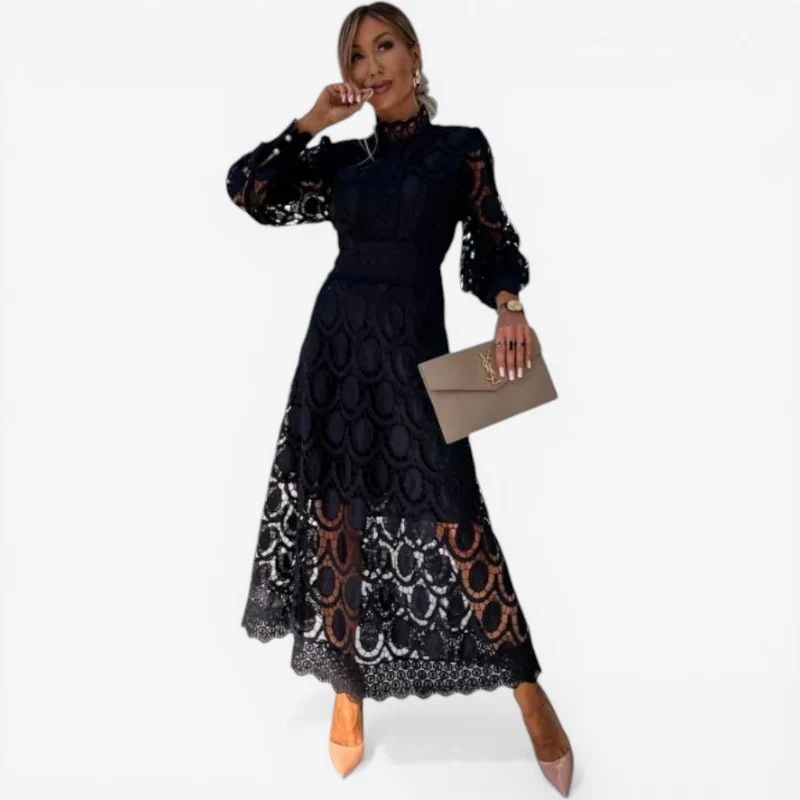 Robe longue femme à manches longues - Image 2