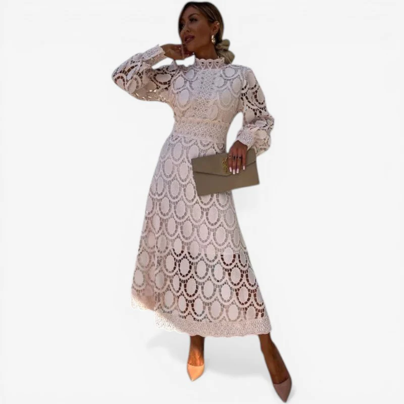 Robe longue femme à manches longues - Image 3
