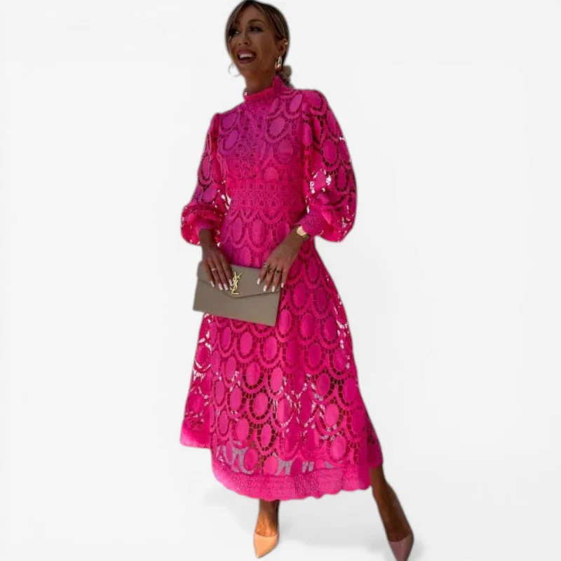 Robe longue femme à manches longues - Image 4