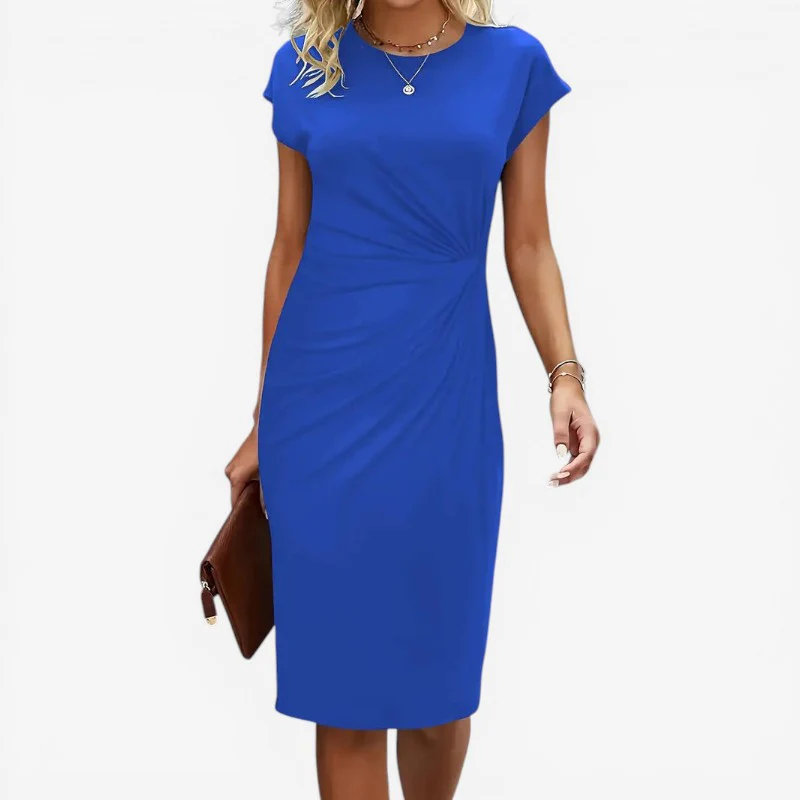 Robe midi femme à manches courtes - Image 3