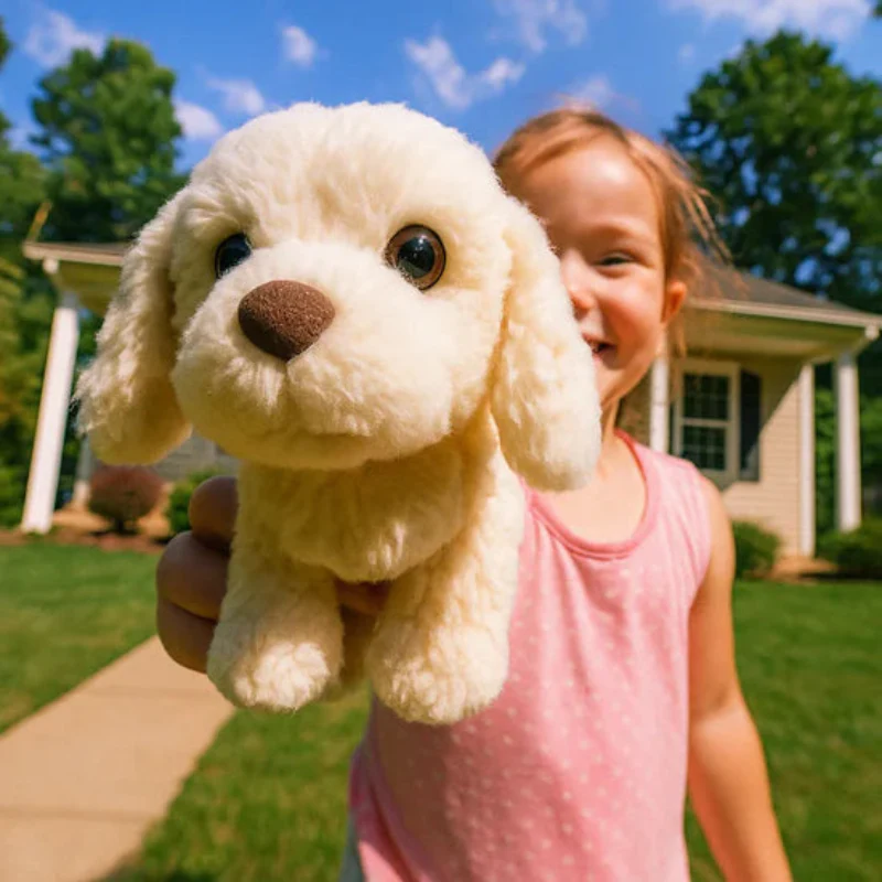 Jouet chiot en peluche électrique interactif marchant - Image 4