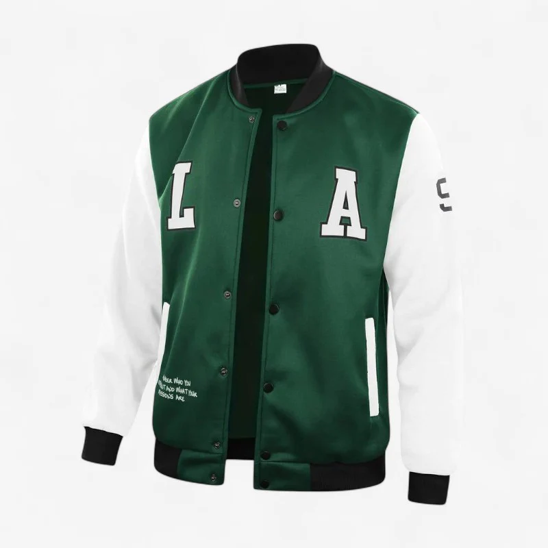Veste homme col montant boutonnée manches longues - Image 2