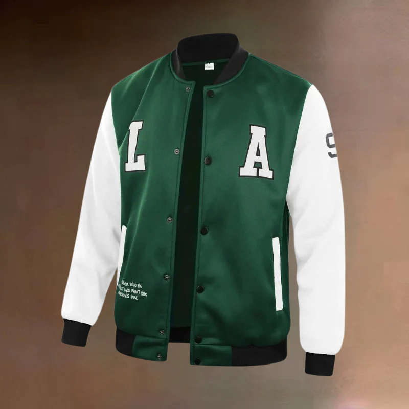 Veste homme col montant boutonnée manches longues - Image 4