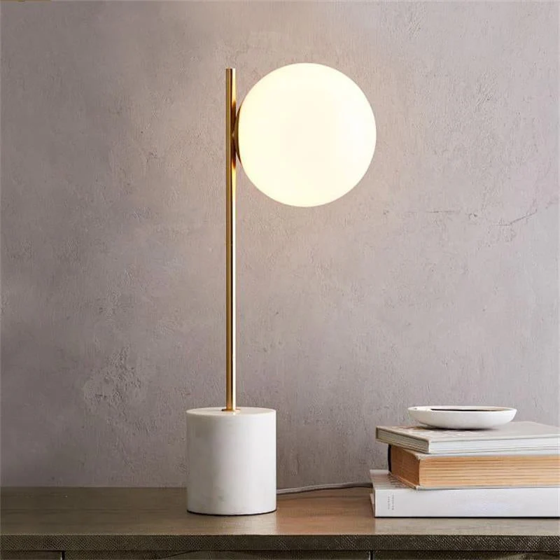 Lampe de bureau RoundBall en verre - Image 3