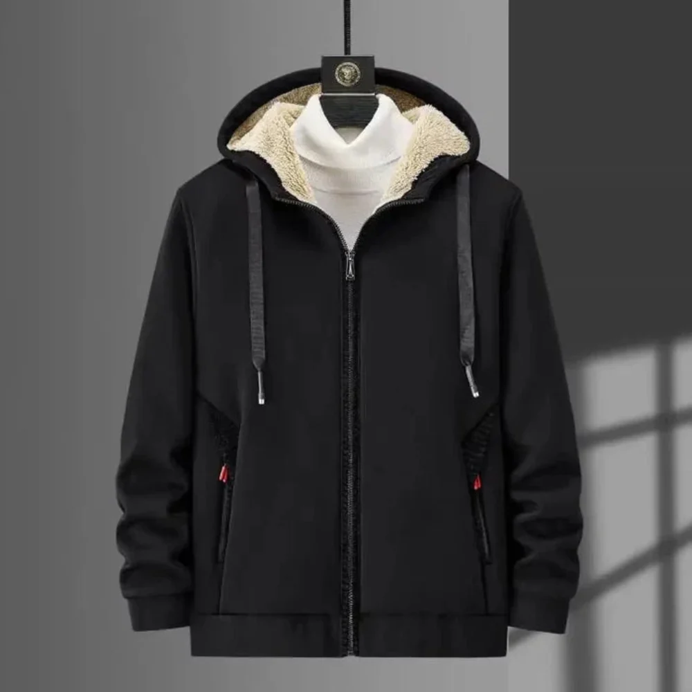 Sweat à capuche homme zippé doublé polaire - Image 4