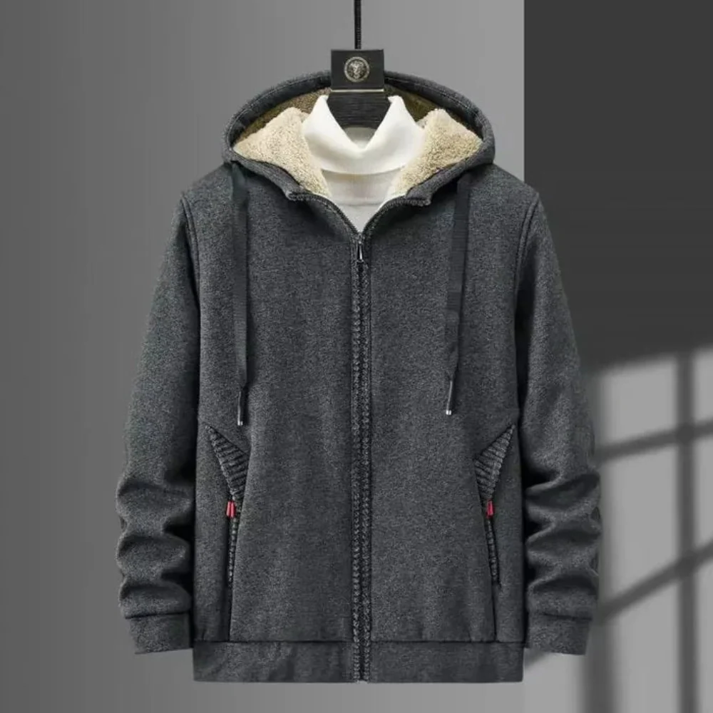 Sweat à capuche homme zippé doublé polaire - Image 5