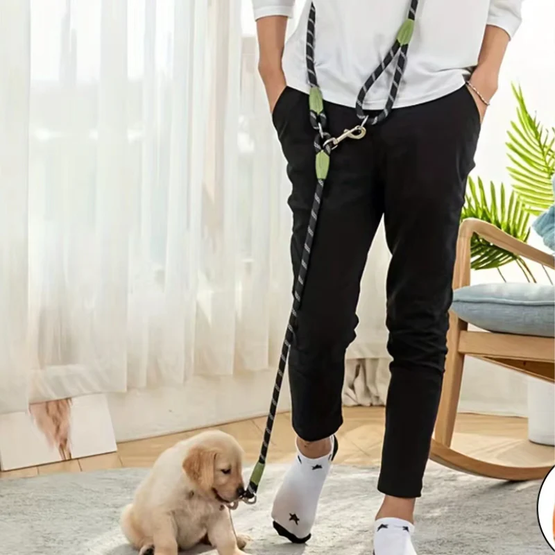 Laisse mains libres pour chien avec ceinture réglable - Image 9