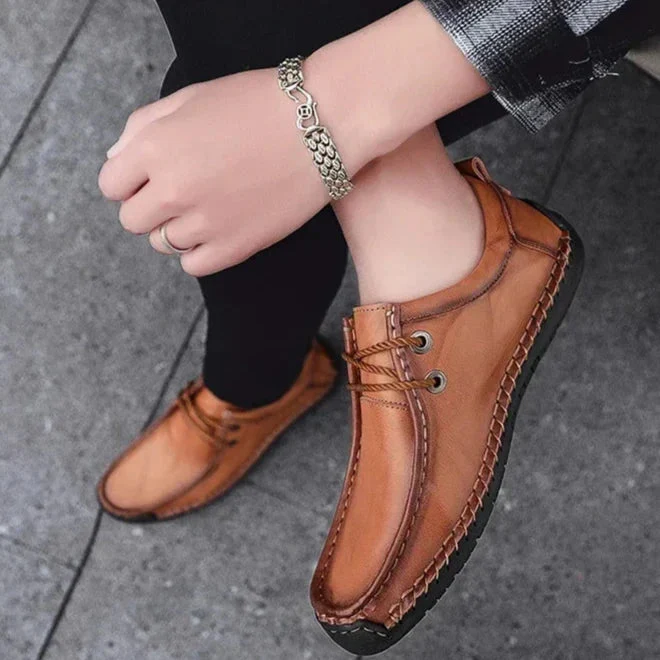 Ryder - Mocassins Classiques Cousus à la Main et à Lacets - Image 10