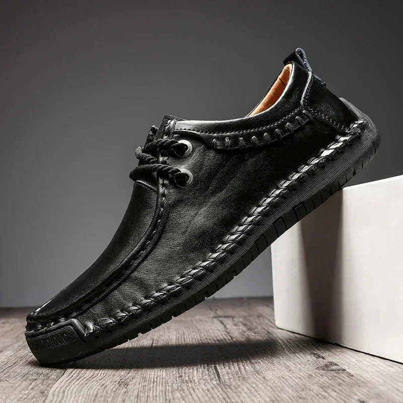 Ryder - Mocassins Classiques Cousus à la Main et à Lacets - Image 12