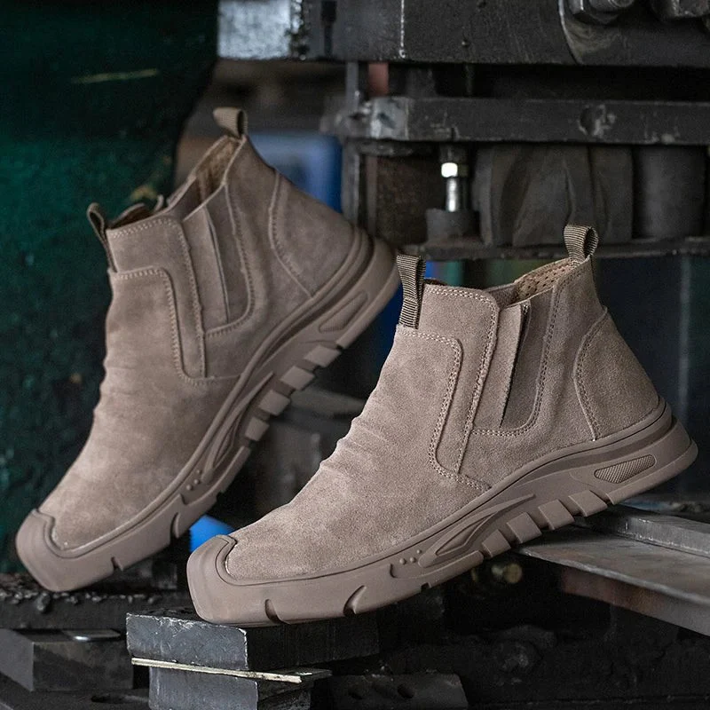 Chaussures montantes bout rond semelle antidérapante - Image 3