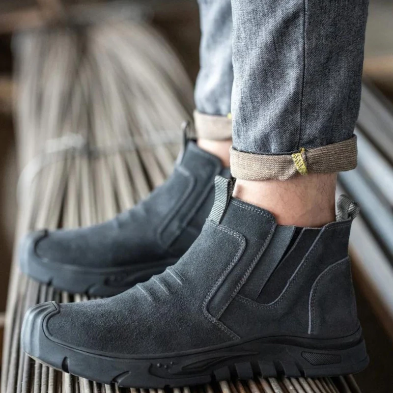 Chaussures montantes bout rond semelle antidérapante - Image 6