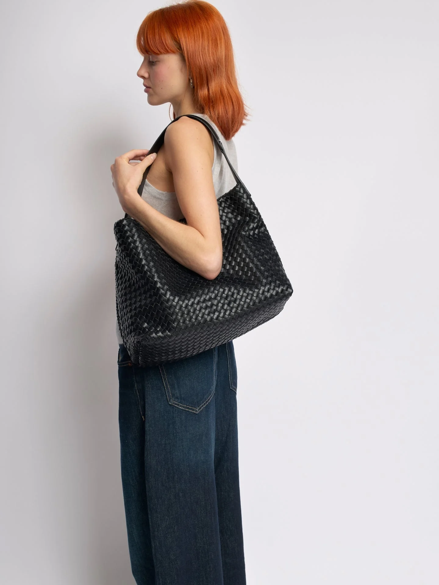 Sac Bandoulière Léger au Design Tressé et Grande Capacité - Image 5