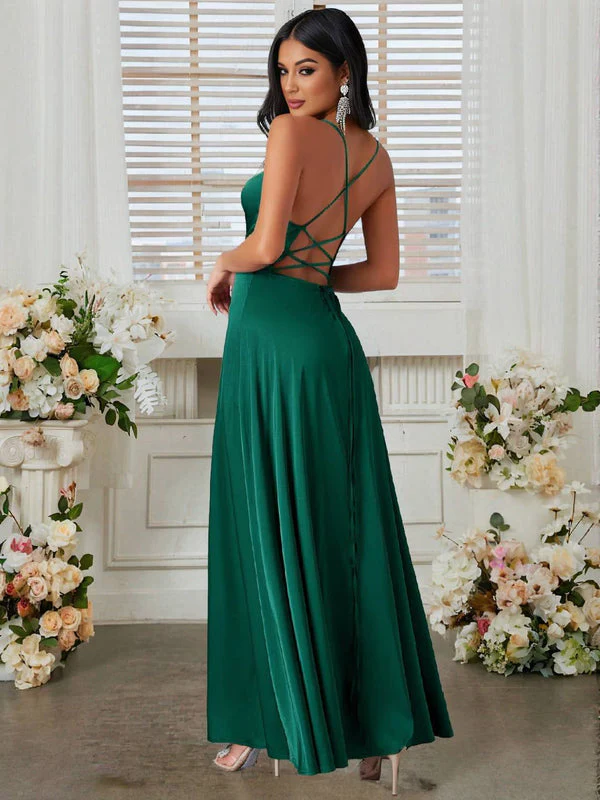 Robe longue Sabrina dos nu fines bretelles - Image 15