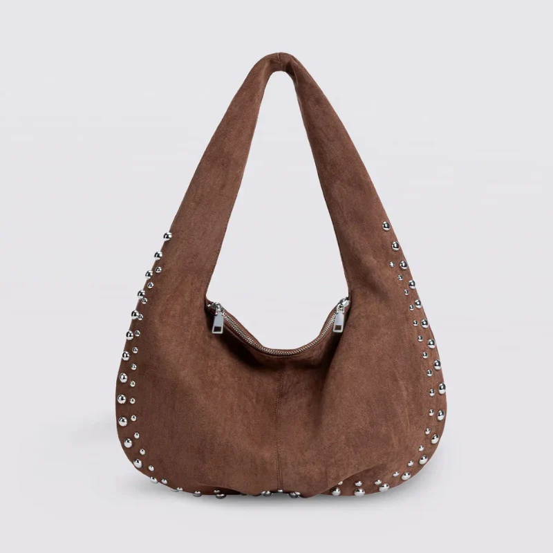 Sac à bandoulière femme avec détails rivets - Image 4