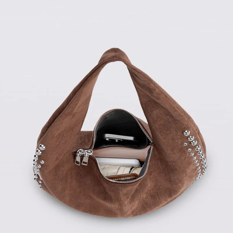 Sac à bandoulière femme avec détails rivets - Image 5