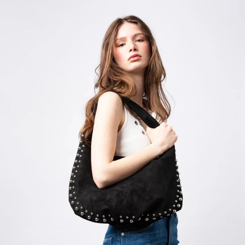 Sac à bandoulière femme avec détails rivets - Image 8