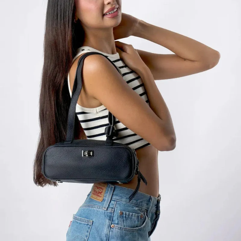 Sac à bandoulière femme avec fermeture éclair sécurisée - Image 19