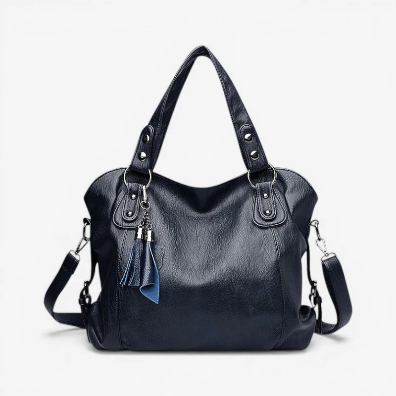 Sac à main femme multi-compartiments zippés + bandoulière réglable - Image 3