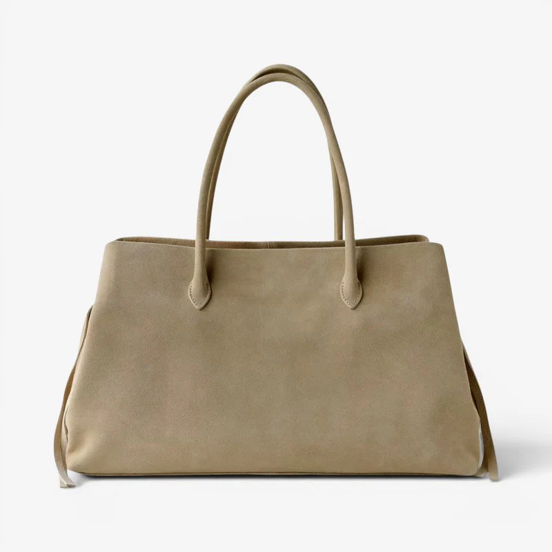 Sac bandoulière femme avec poignée et multiples compartiments zippés - Image 2