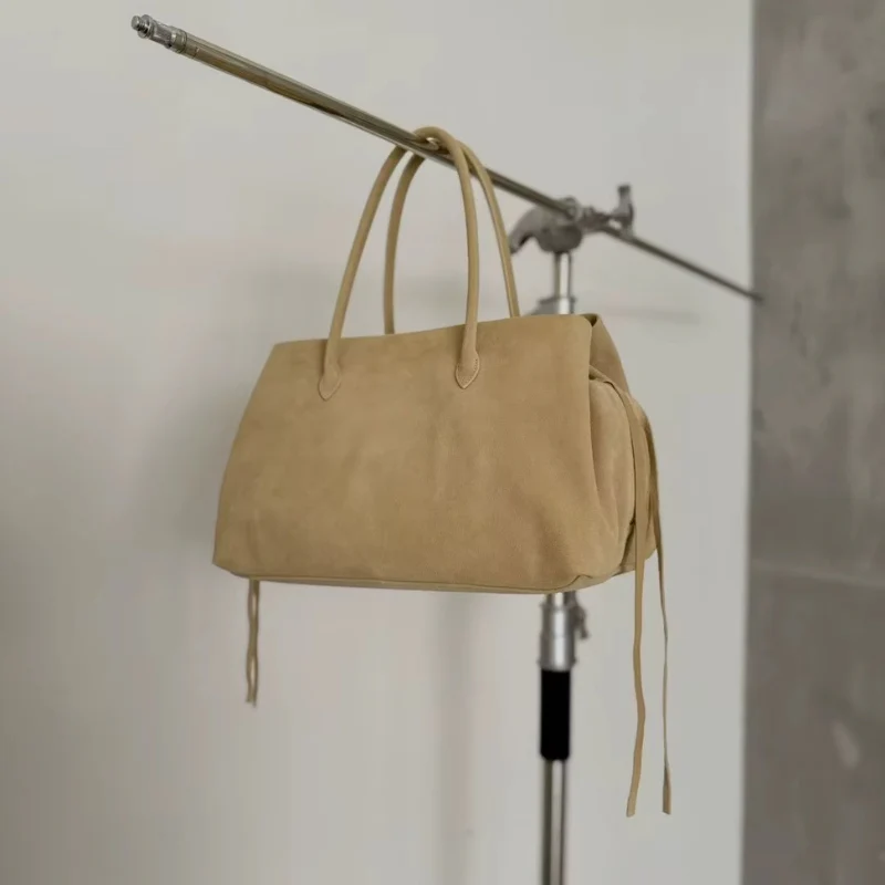 Sac bandoulière femme avec poignée et multiples compartiments zippés - Image 5
