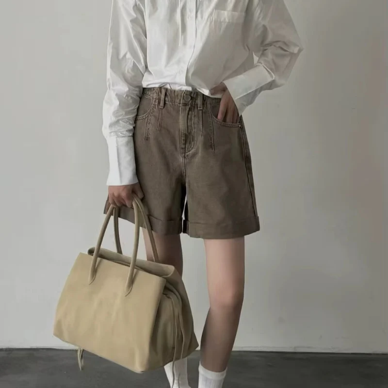 Sac bandoulière femme avec poignée et multiples compartiments zippés - Image 7