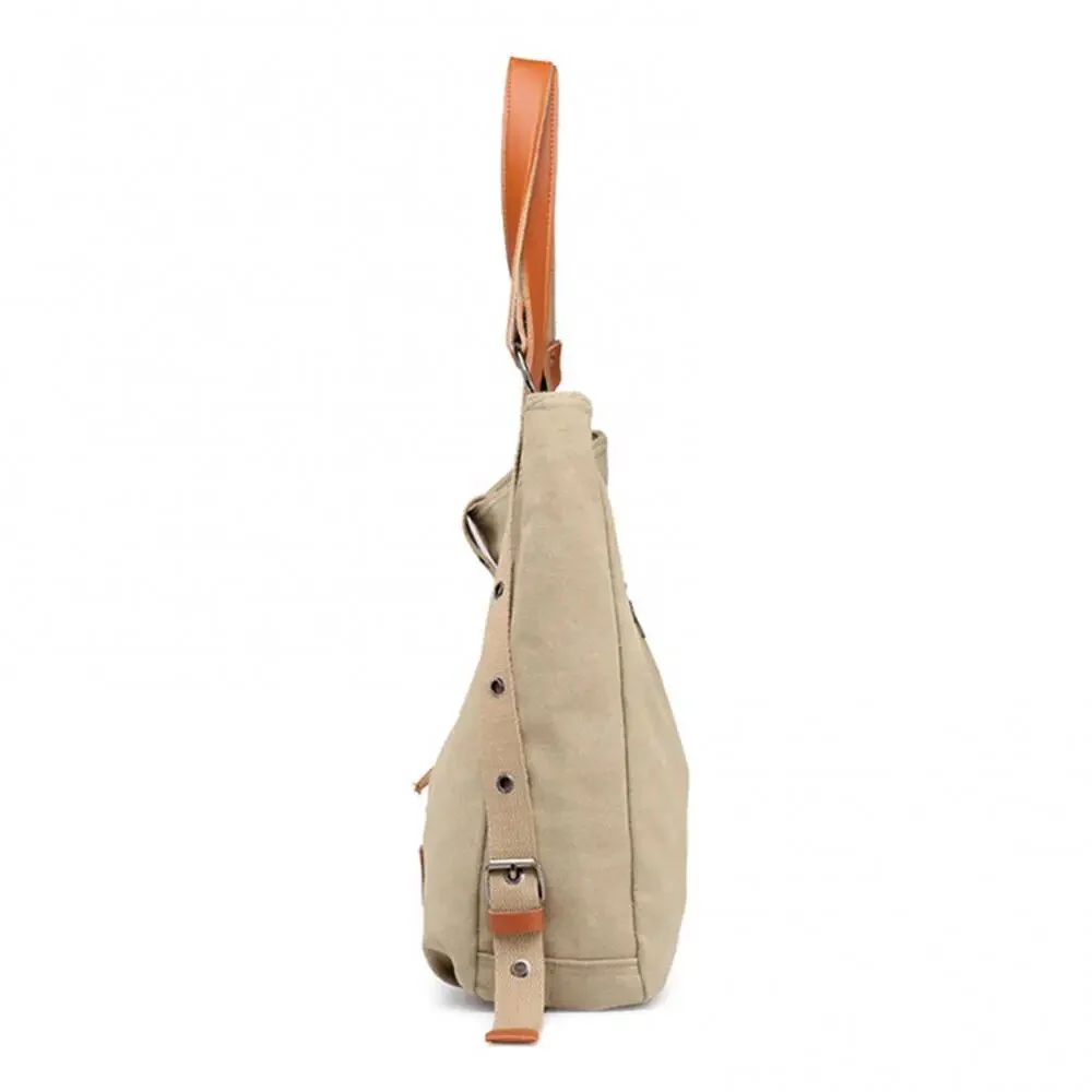 Sadie - Sac bandoulière convertible en sac à dos en toile - Image 9