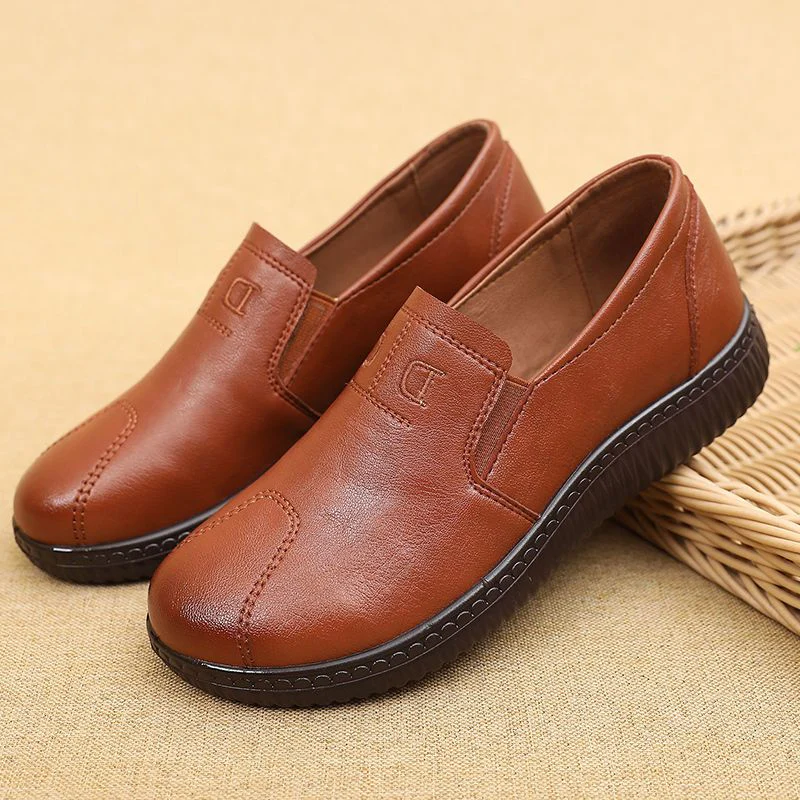 Chaussures slip-on bout rond semelle épaisse - Image 7