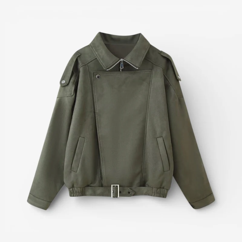 Sana – Veste zippée à manches longues avec poches latérales