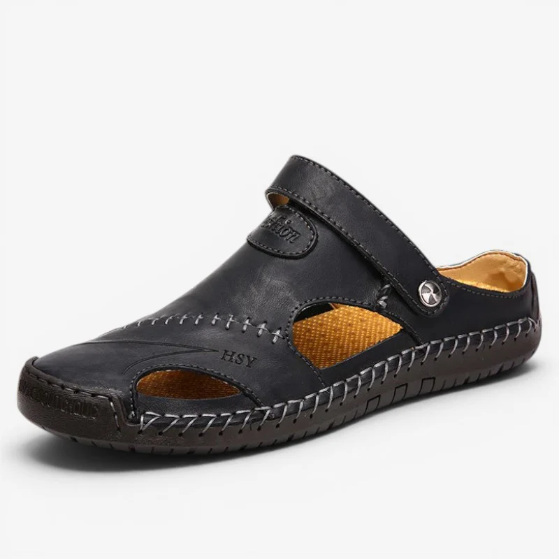 Sandales à bout rond pour homme avec bride pivotante - Image 3