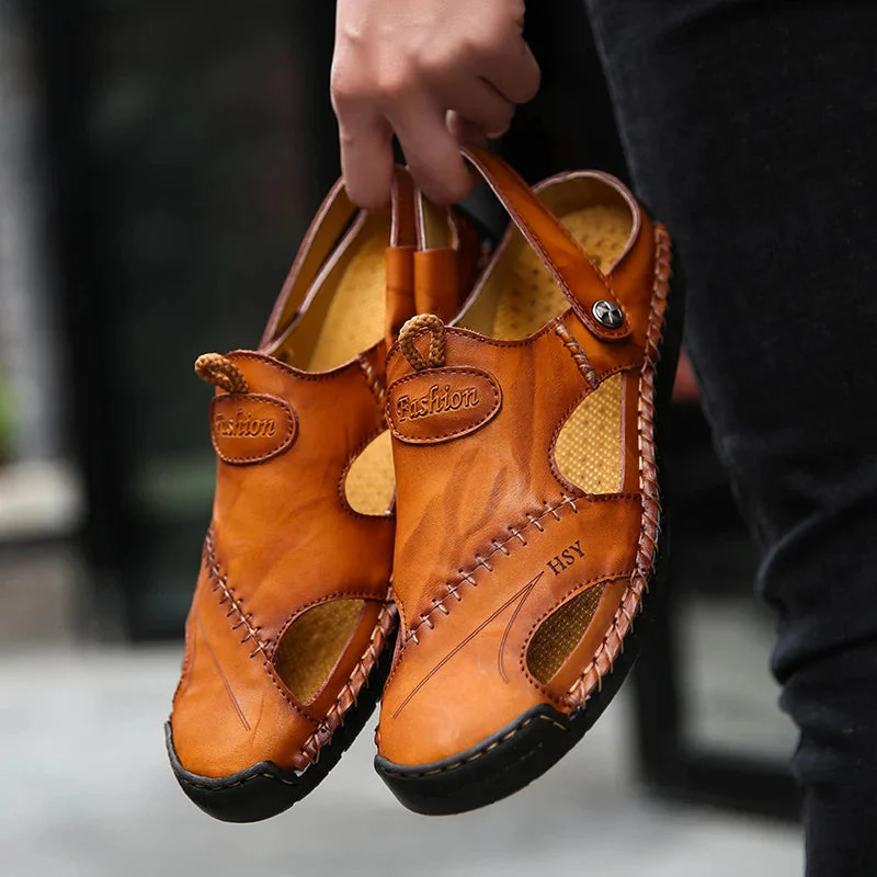 Sandales à bout rond pour homme avec bride pivotante - Image 6