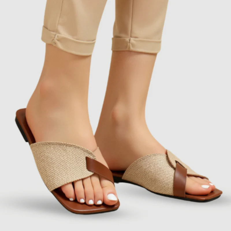 Sandales à enfiler pour femme à brides croisées - Image 8