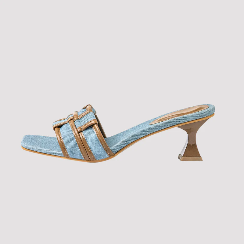 Sandales à enfiler pour femme à talon bloc - Image 2