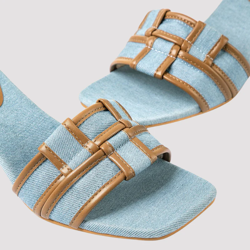 Sandales à enfiler pour femme à talon bloc - Image 5