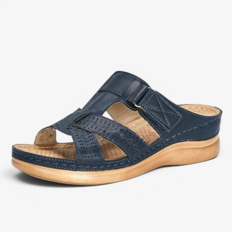 Sandales à enfiler pour femme avec bride à boucle réglable - Image 3