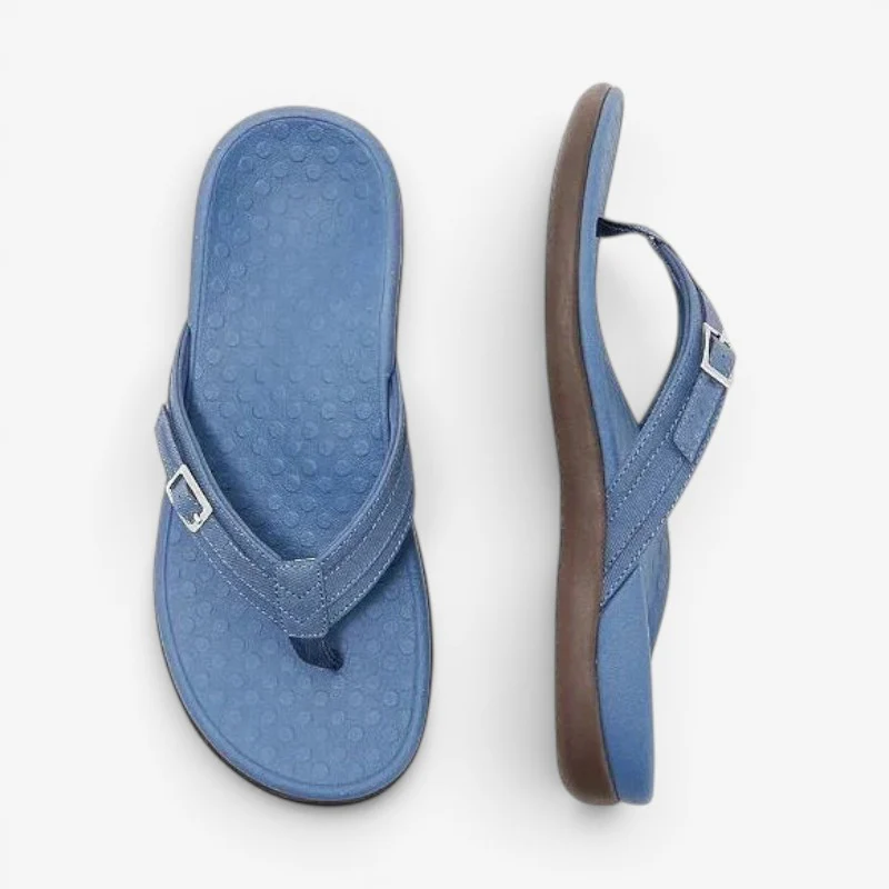 Sandales tongs femme à boucle élégante