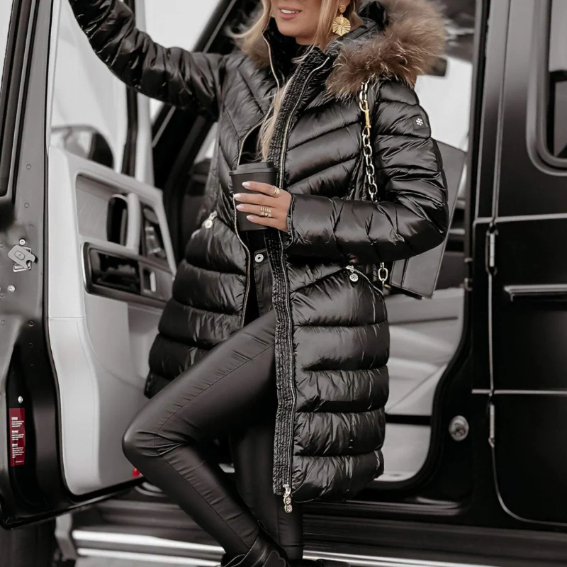 Sandra – Manteau zippé à manches longues avec poches - Image 6