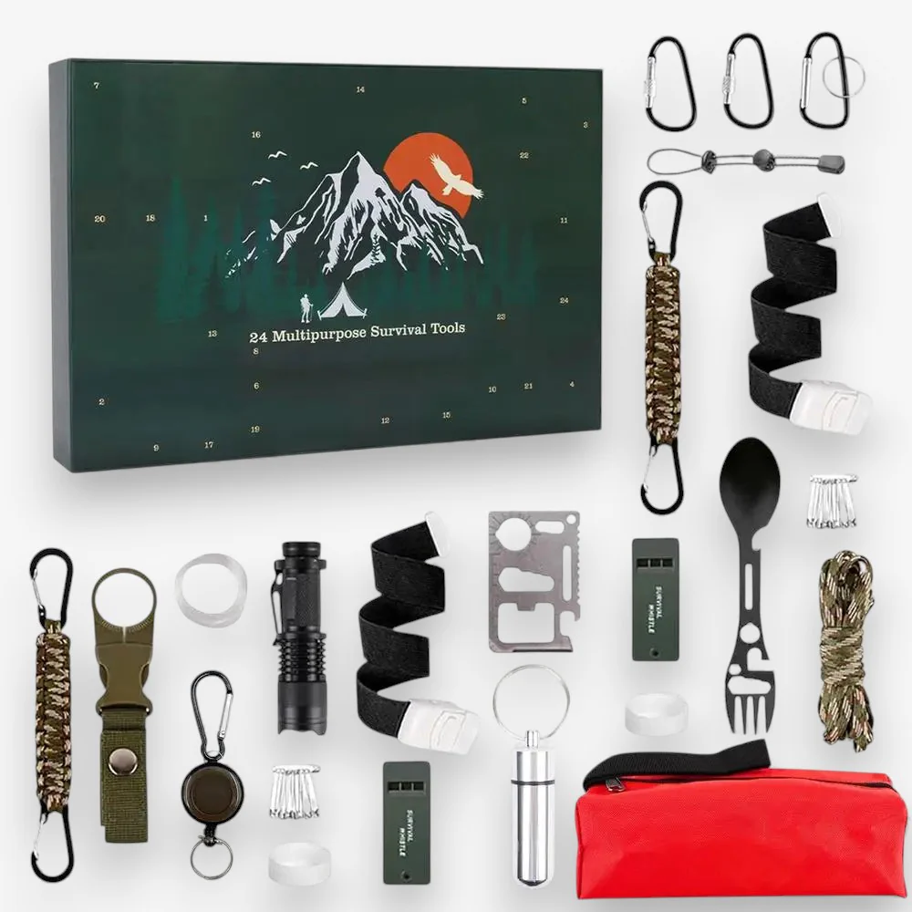 Kit de survie Noël boîte cadeau compacte