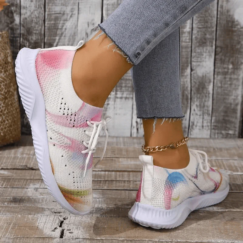 Chaussures femme bout rond lacets semelle antidérapante - Image 6