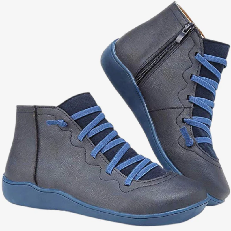 Sarah – Bottines à fermeture lacée et design avec fermeture éclair latérale - Image 5